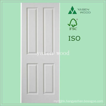 Contemporary Interior MDF White Panel Wooden Door